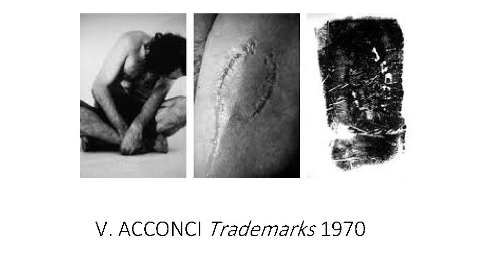 V. ACCONCI Trademarks 1970 