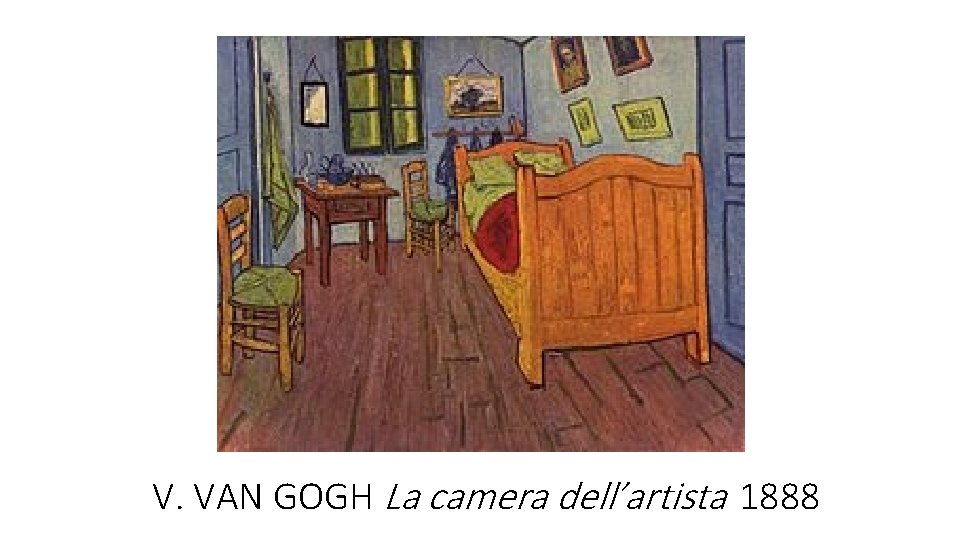 V. VAN GOGH La camera dell’artista 1888 