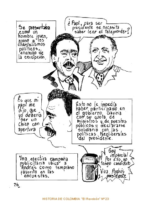 HISTORIA DE COLOMBIA ”El Revolcón” Nº 23 