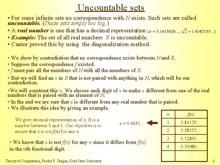 CHAPTER 4 Decidability Contents Decidable Languages decidable problems