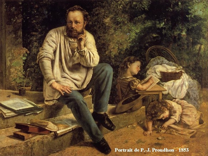 Portrait de P. -J. Proudhon - 1853 