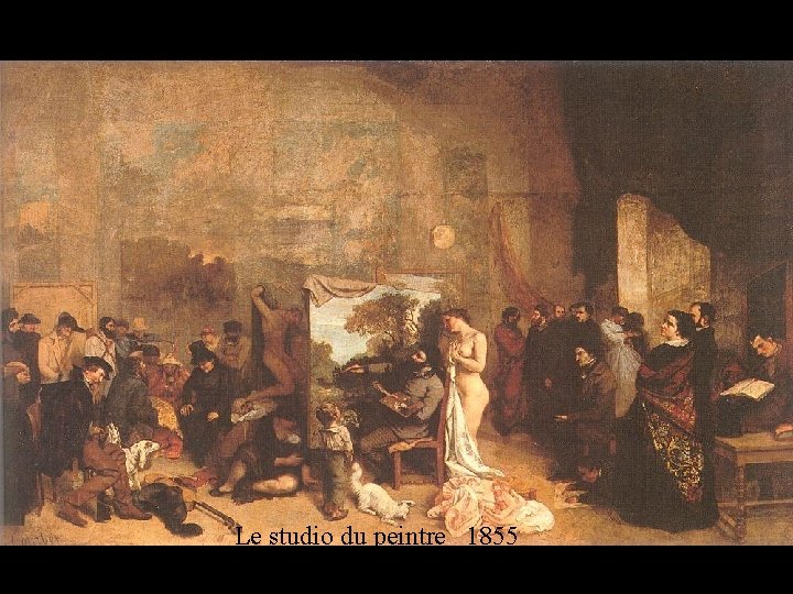 Le studio du peintre _1855 