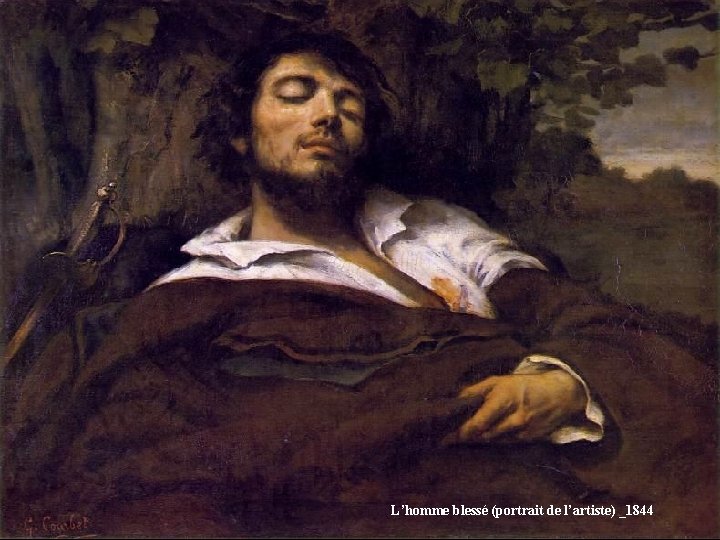 L’homme blessé (portrait de l’artiste) _1844 