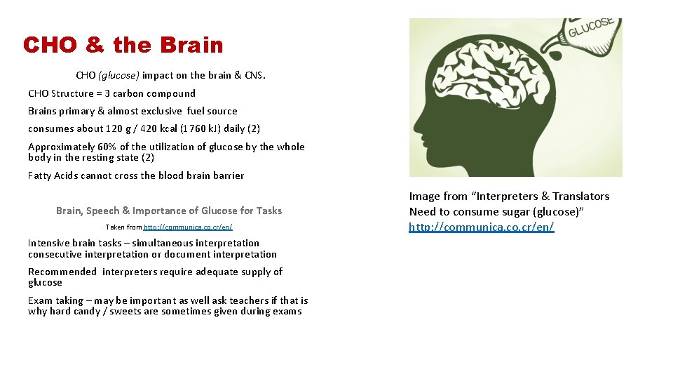 CHO & the Brain CHO (glucose) impact on the brain & CNS. CHO Structure