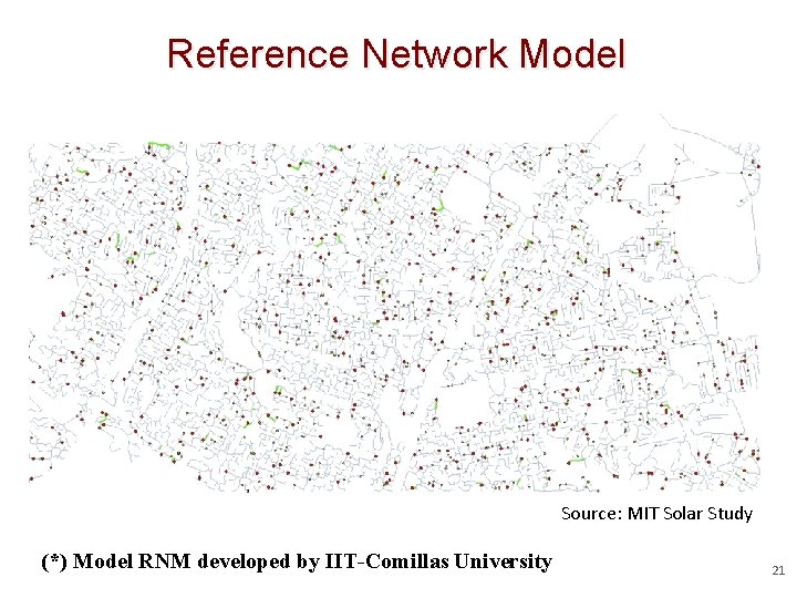 Reference Network Model 3% Penetration Source: MIT Solar Study (*) Model RNM developed by