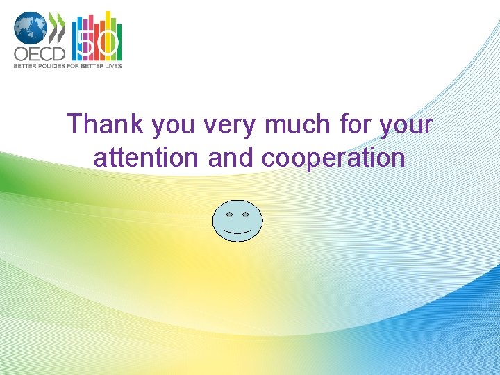Thank you very much for your attention and cooperation 