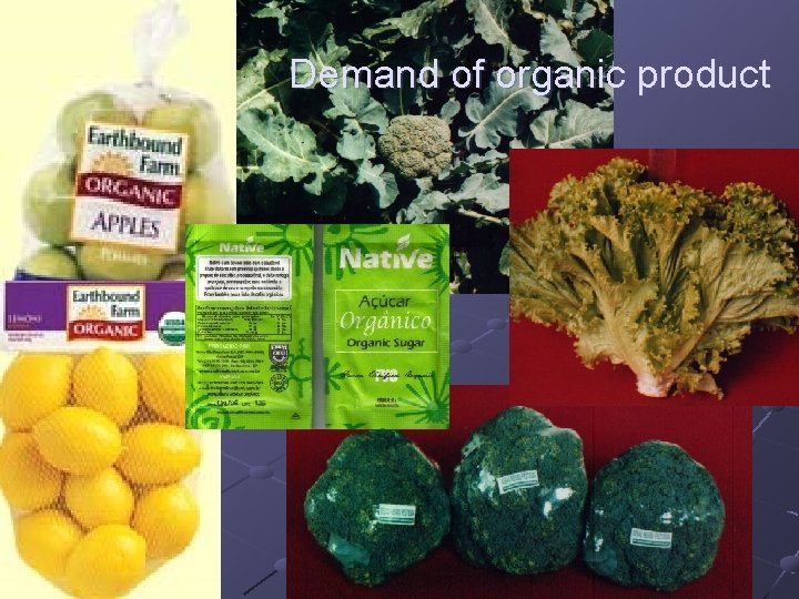 Demand of organic product 