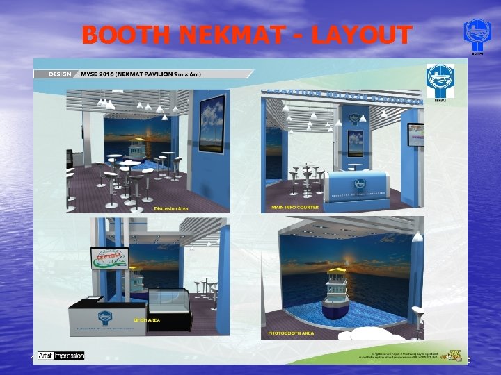 BOOTH NEKMAT - LAYOUT 10/29/2021 Persatuan Nelayan Kebangsaan (NEKMAT) 3 