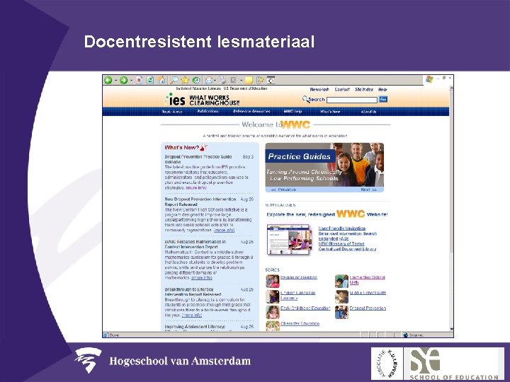 Docentresistent lesmateriaal 