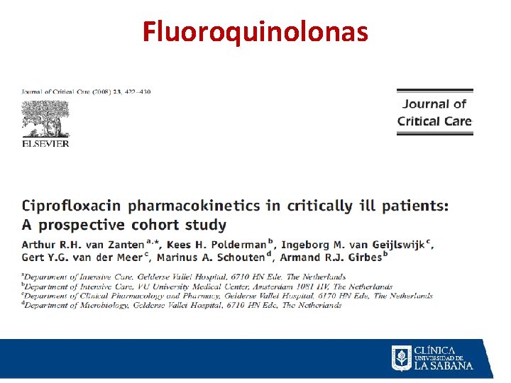 Fluoroquinolonas 