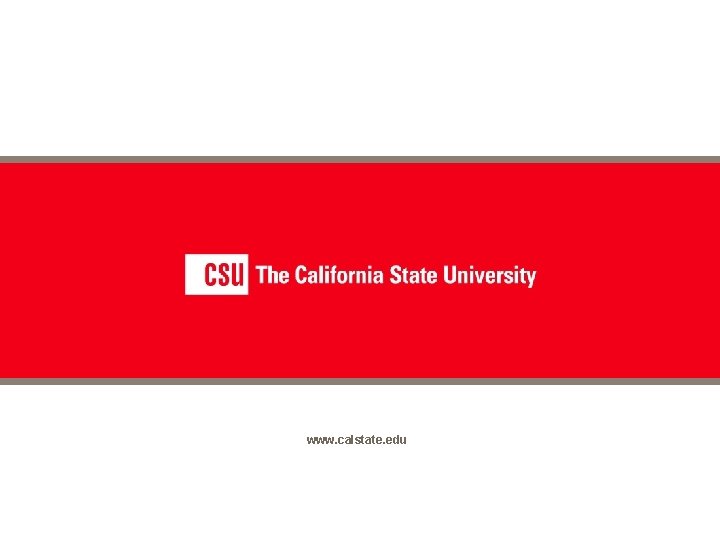 www. calstate. edu 
