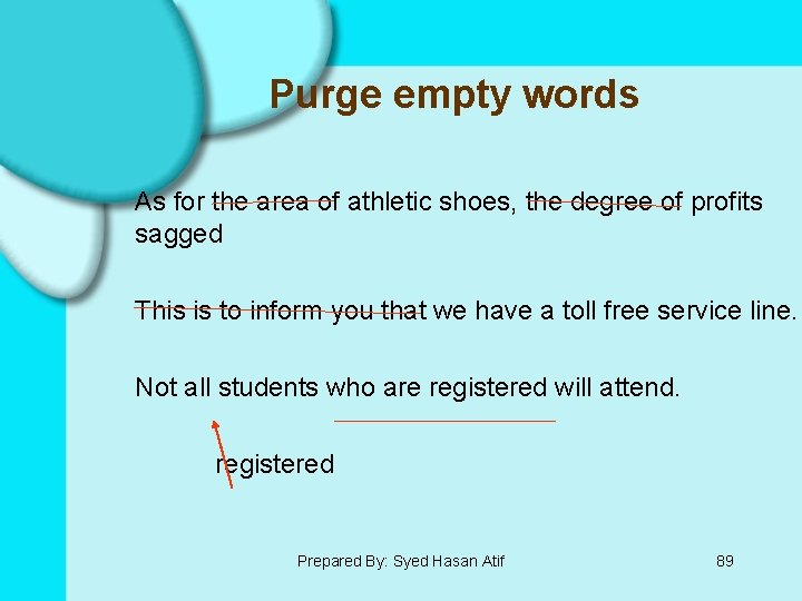 Purge empty words As for the area of athletic shoes, the degree of profits
