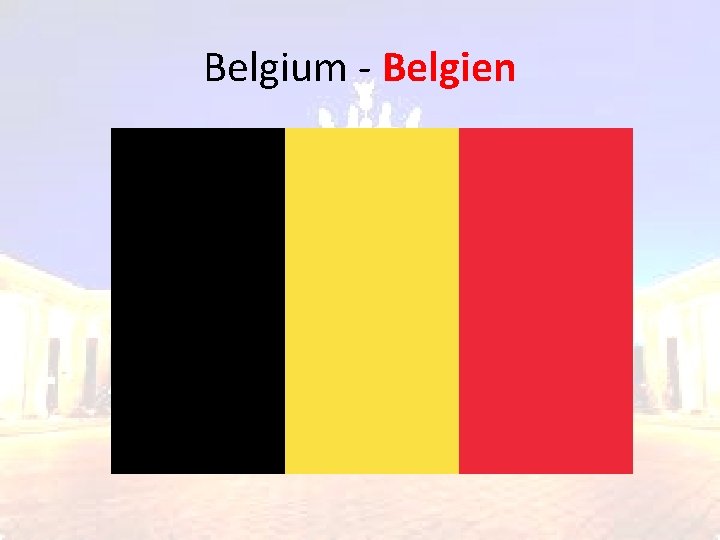 Belgium - Belgien 