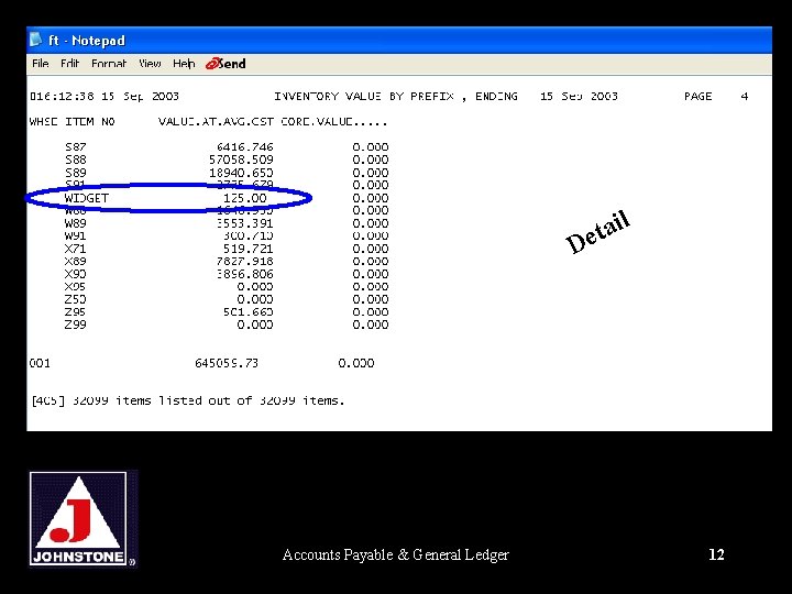 Balance Summary and Detail 1. Voucher Widget for $100 / Bill for $125 /