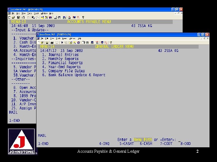 Accounts Payable & General Ledger 2 