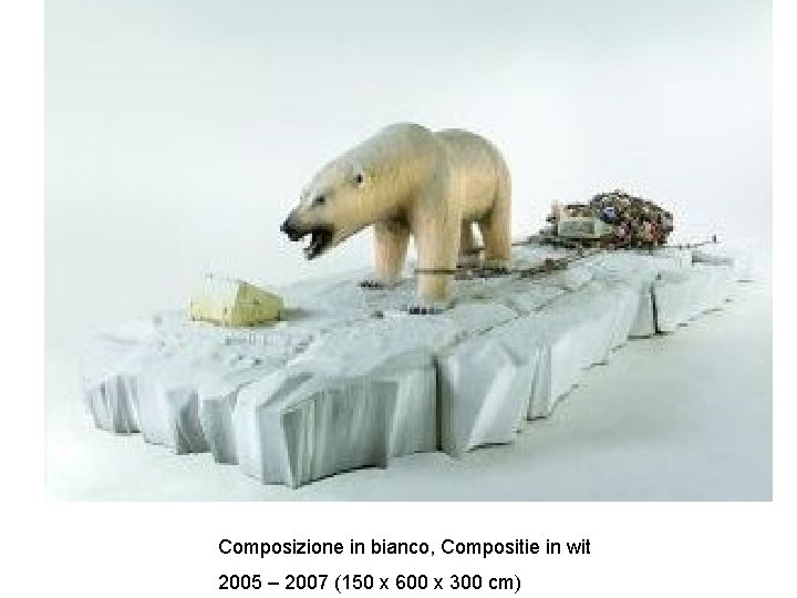 Composizione in bianco, Compositie in wit 2005 – 2007 (150 x 600 x 300