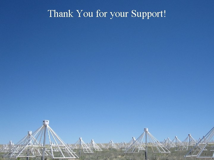 Thank You for your Support! 