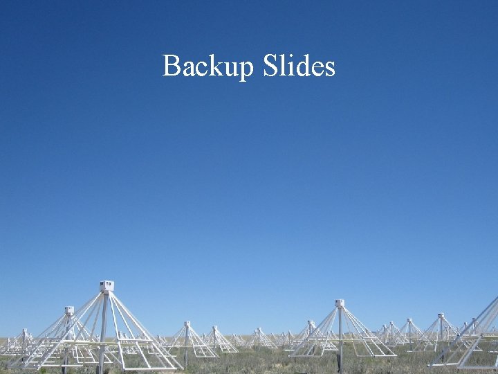 Backup Slides 