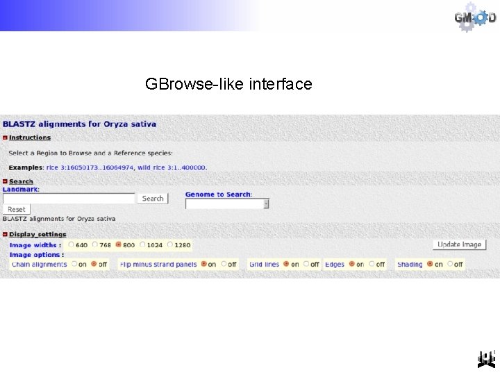 GBrowse-like interface 