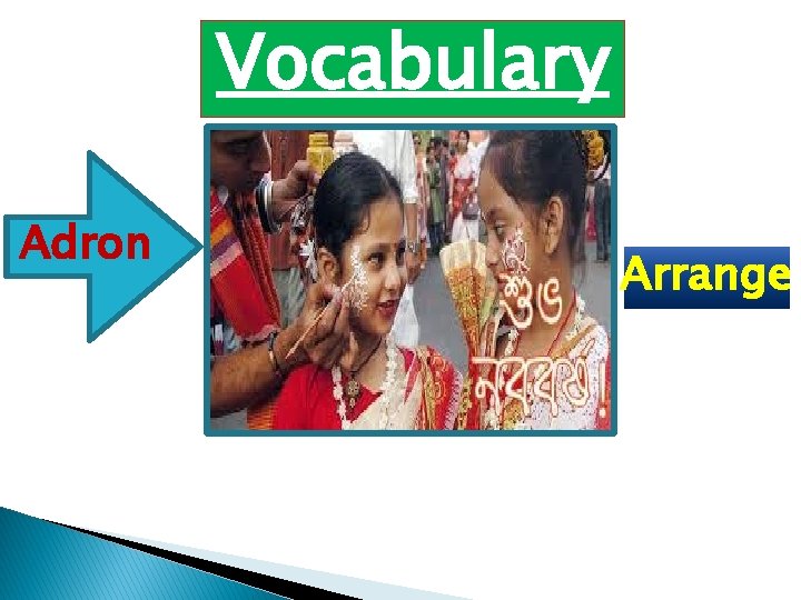 Vocabulary Adron Arrange 