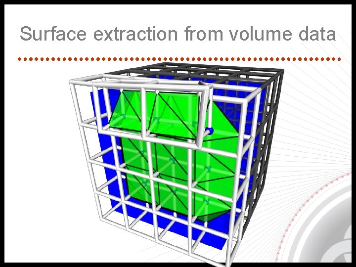 Surface extraction from volume data 