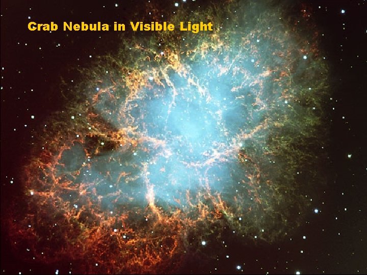 Crab Nebula in Visible Light 