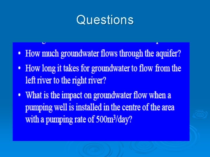 Questions 
