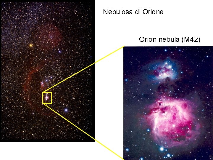 Nebulosa di Orione Orion nebula (M 42) 