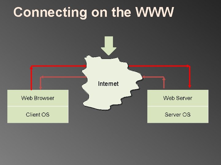 Connecting on the WWW Internet 