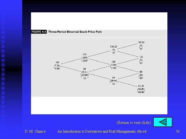 (Return to text slide) D. M. Chance An Introduction to Derivatives and Risk Management,
