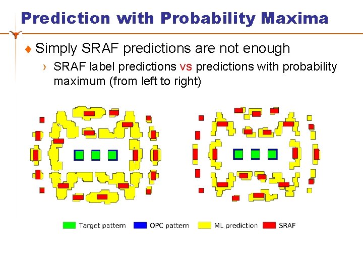 Prediction with Probability Maxima t Simply SRAF predictions are not enough › SRAF label