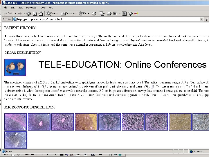 TELE-EDUCATION: Online Conferences 