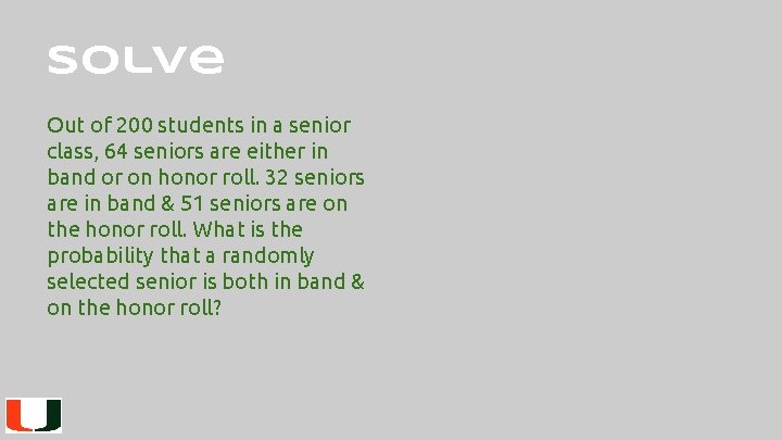 solve Out of 200 students in a senior class, 64 seniors are either in solve Out of 200 students in a senior class, 64 seniors are either in