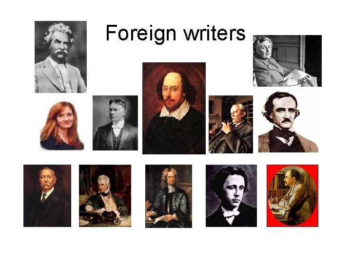 Foreign writers 