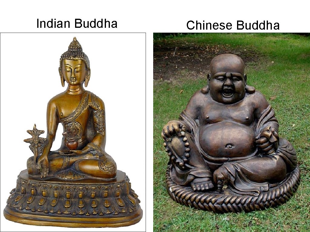 Indian Buddha Chinese Buddha 