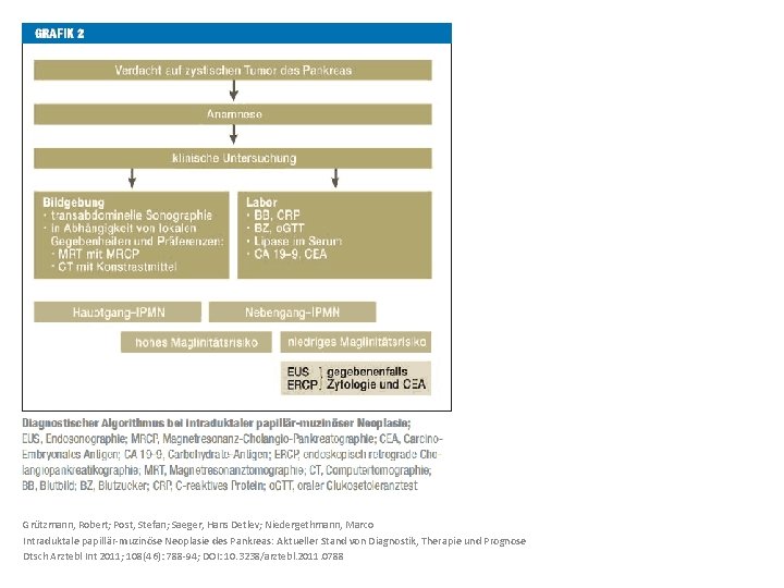 Grützmann, Robert; Post, Stefan; Saeger, Hans Detlev; Niedergethmann, Marco Intraduktale papillär-muzinöse Neoplasie des Pankreas:
