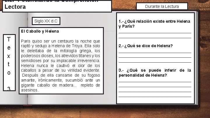 2. 2. - Potenciando la Comprensión Lectora Siglo XX d. C El Caballo y