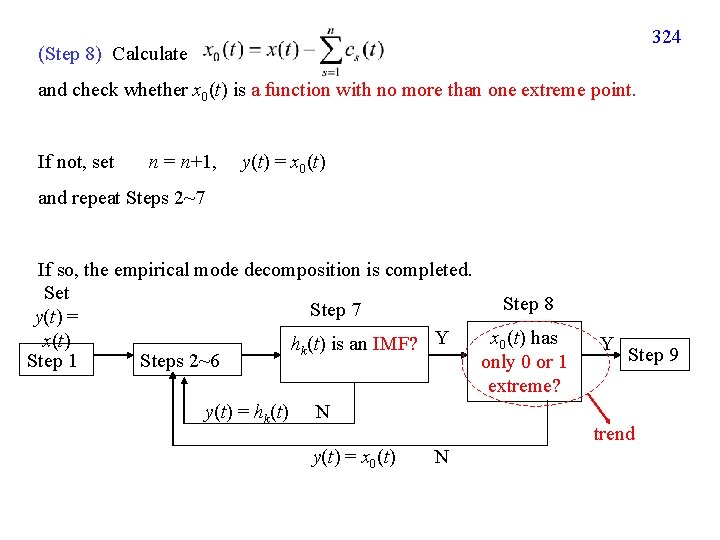 324 (Step 8) Calculate and check whether x 0(t) is a function with no