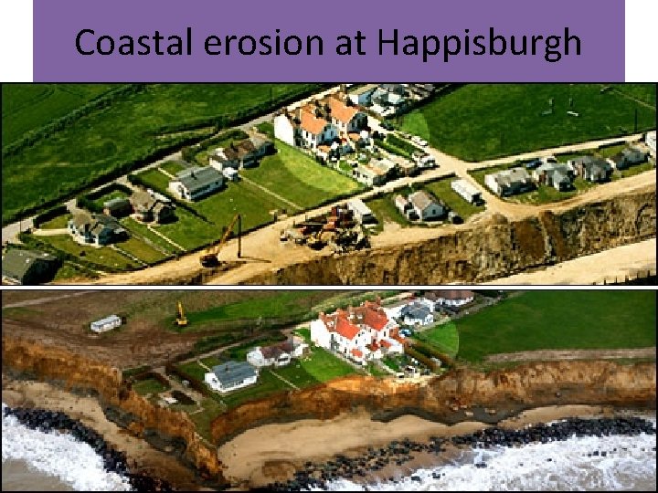Coastal erosion at Happisburgh 