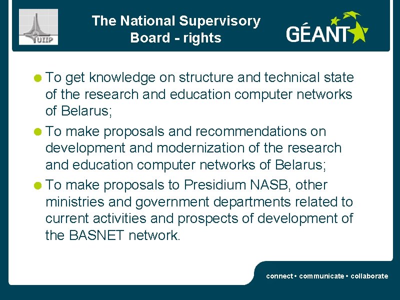 The National Supervisory Board - rights To get knowledge on structure and technical state