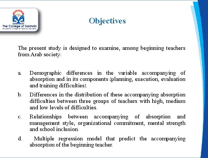 Proposal for optimal induction model of Arab novice