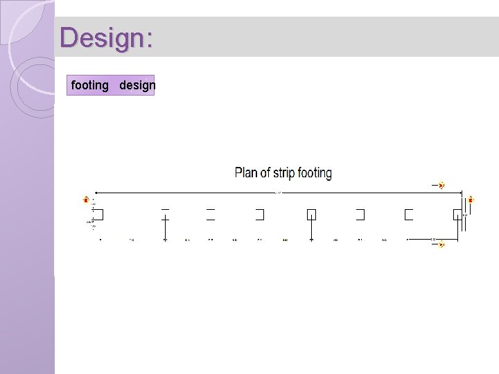 Design: footing design 