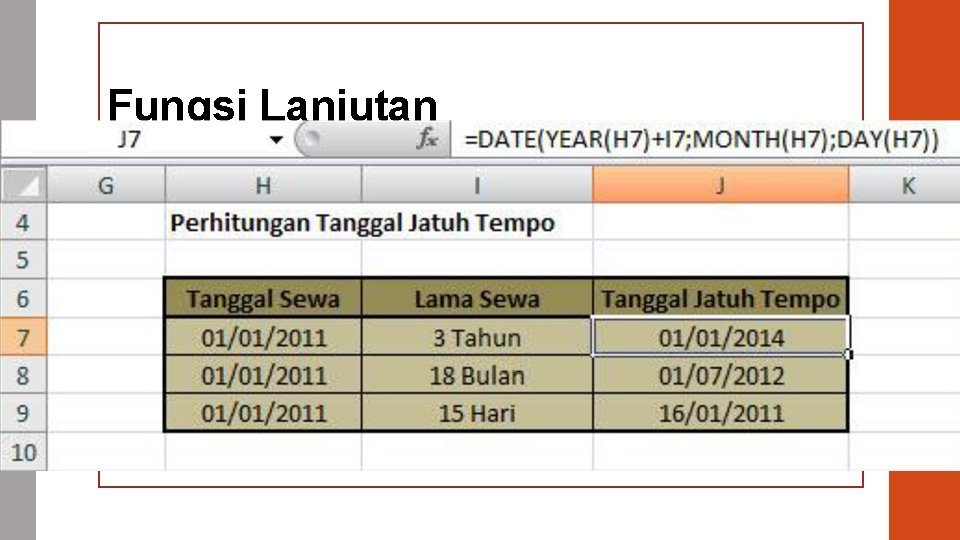 Fungsi Lanjutan 