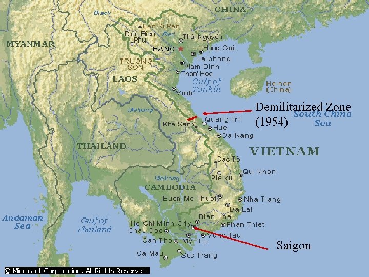 Demilitarized Zone (1954) Saigon 