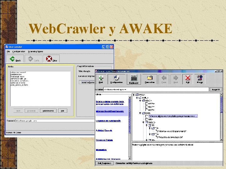 Web. Crawler y AWAKE 