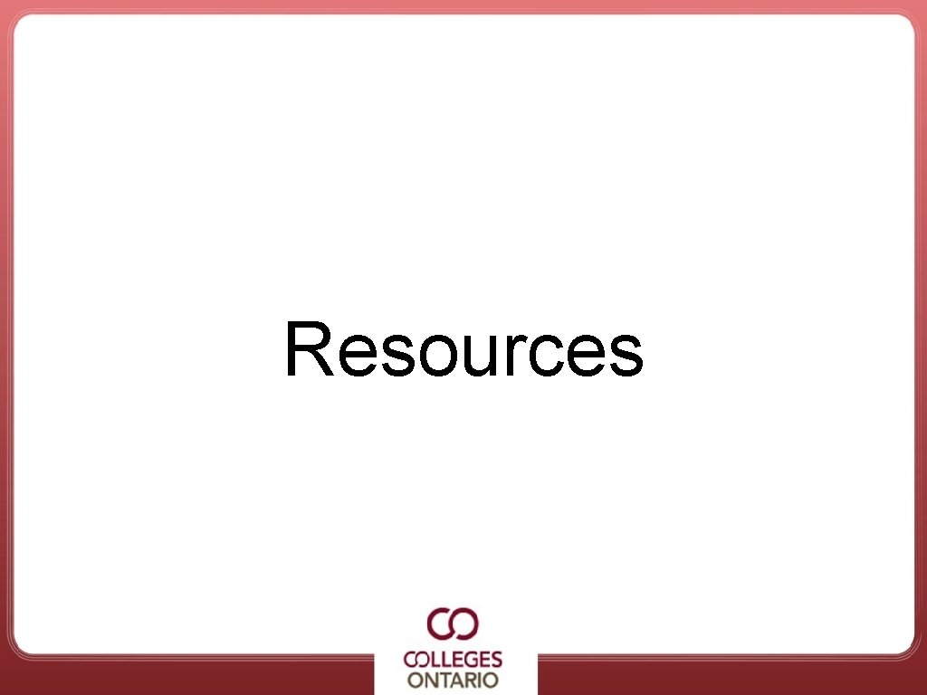 Resources 