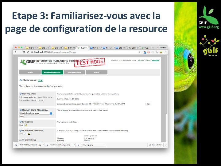 Etape 3: Familiarisez-vous avec la page de configuration de la resource 