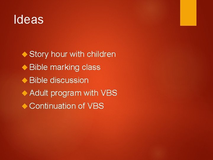 Ideas Story hour with children Bible marking class Bible discussion Adult program with VBS