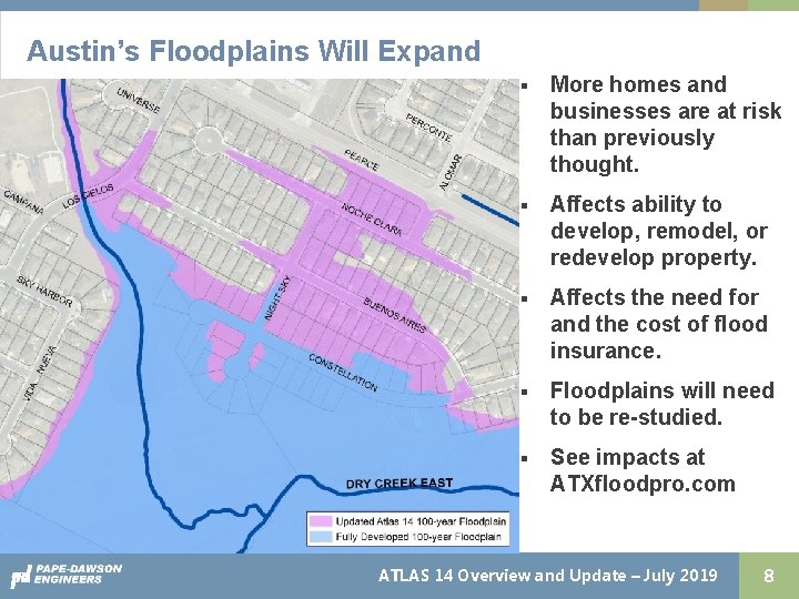 Austin’s Floodplains Will Expand § More homes and businesses are at risk than previously