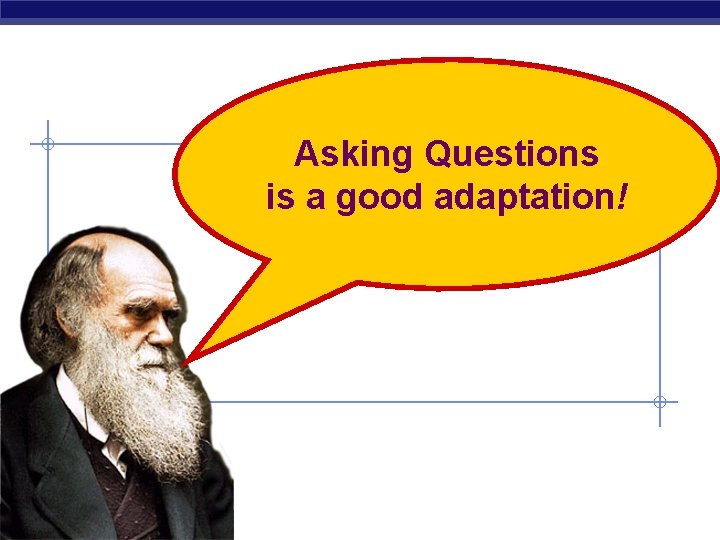 Asking Questions is a good adaptation! Regents Biology 2006 -2007 